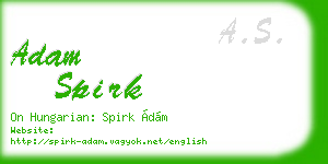 adam spirk business card