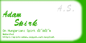 adam spirk business card